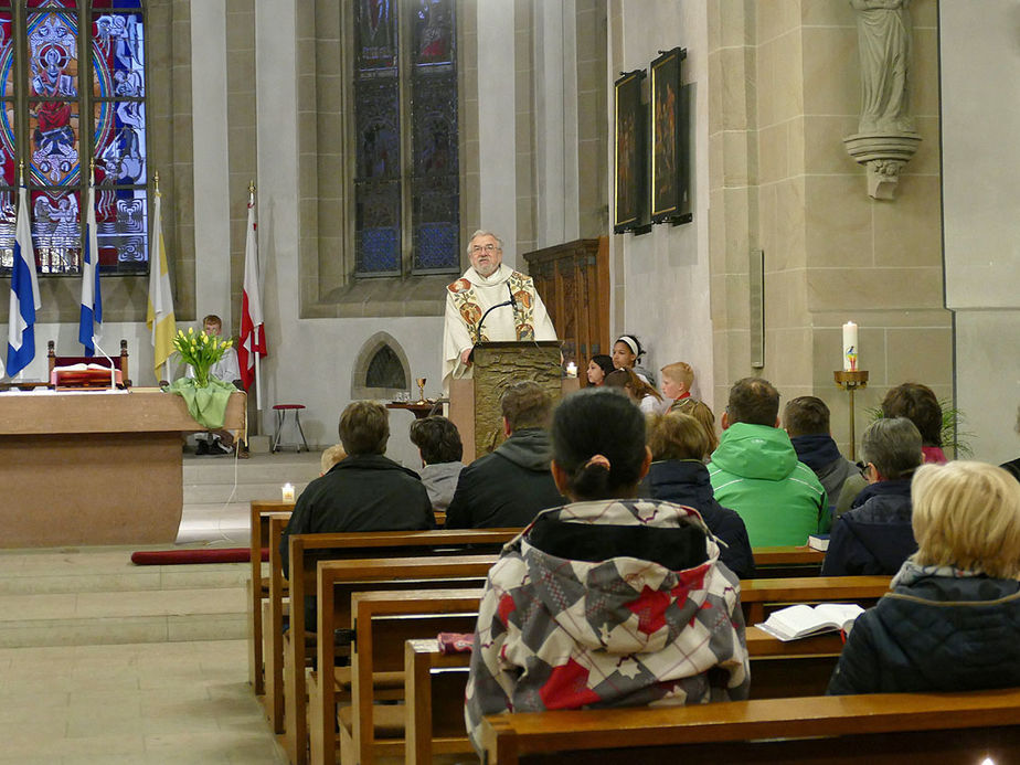 Lumen Christi - Auferstehungsmesse in St. Crescentius (Foto: Karl-Franz Thiede)